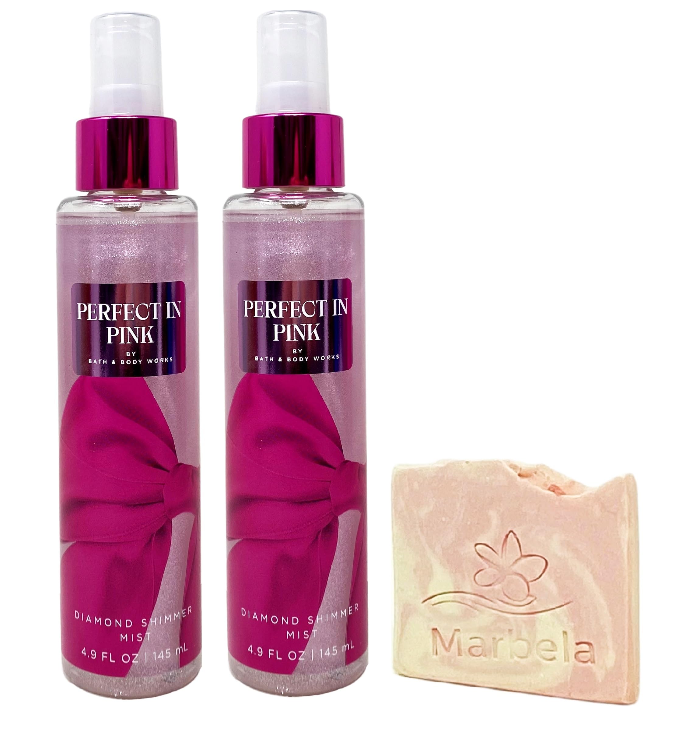 Amazon.com : Bath & Body Works Perfect In Pink 2 Pack Diamond